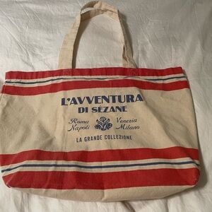 Sézane L”Adventurra Tote Bag Red